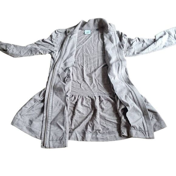 Cabi womens Sz XXS light brown tan weekend Topper zip up peplum cardigan jacket - Picture 2 of 8